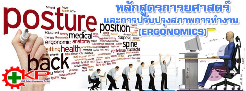 หลักสูตรการยศาสตร์และการปรับปรุงสภาพการทำงาน (Ergonomics)